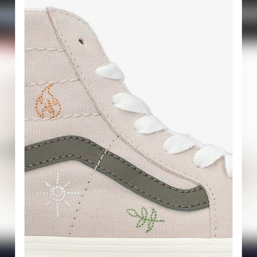 NWOB Vans trainers SK8-Hi Tapered VR3 Beige 11.5 - Picture 5 of 13